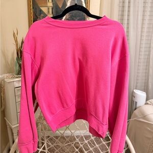 Zara Hot Pink Sweatshirt